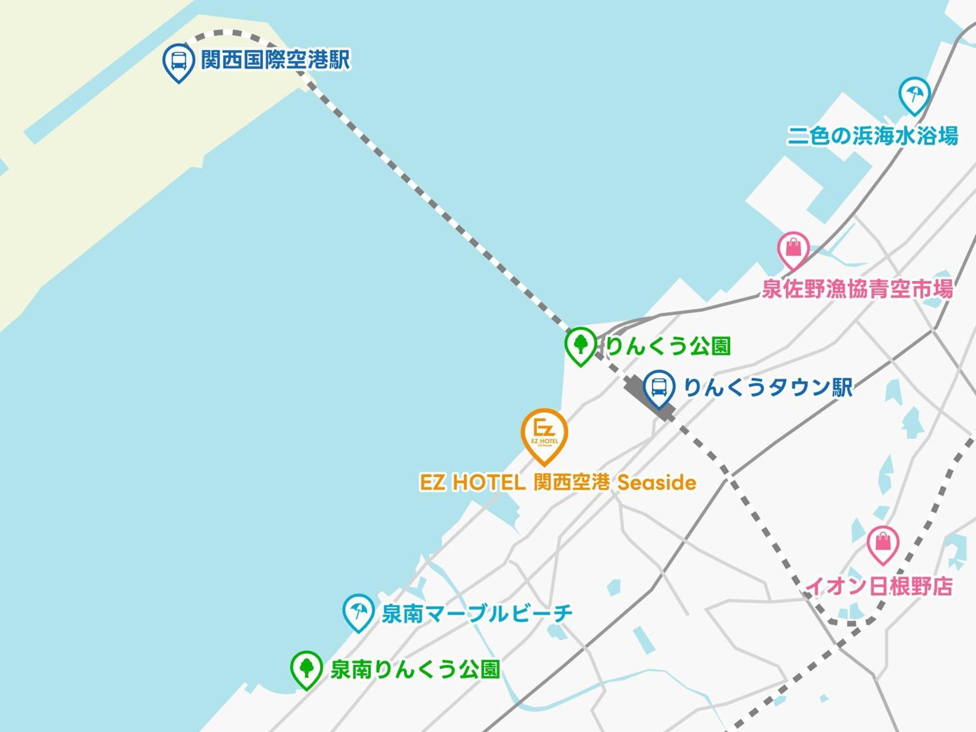 Ez Hotel Kansai Airport Seaside Izumisano Exterior foto